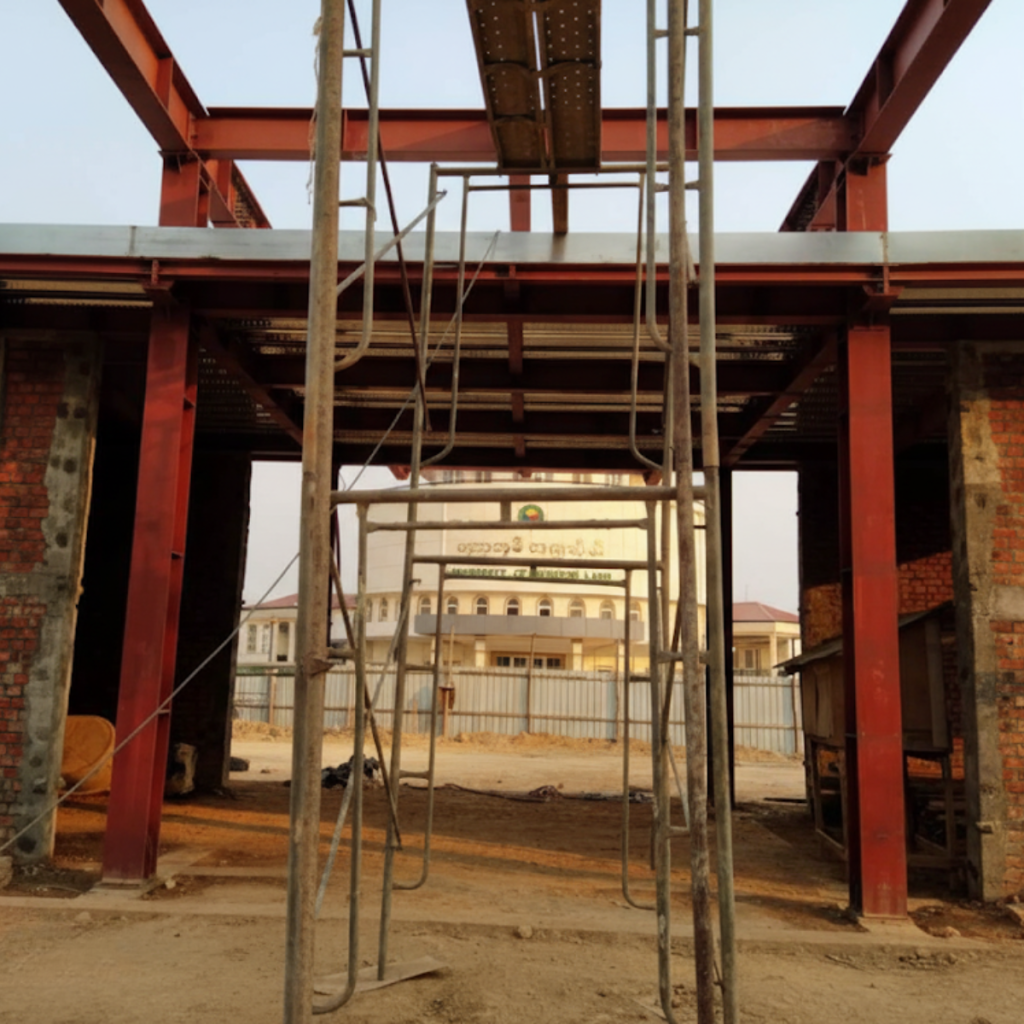 H Column Erection Process