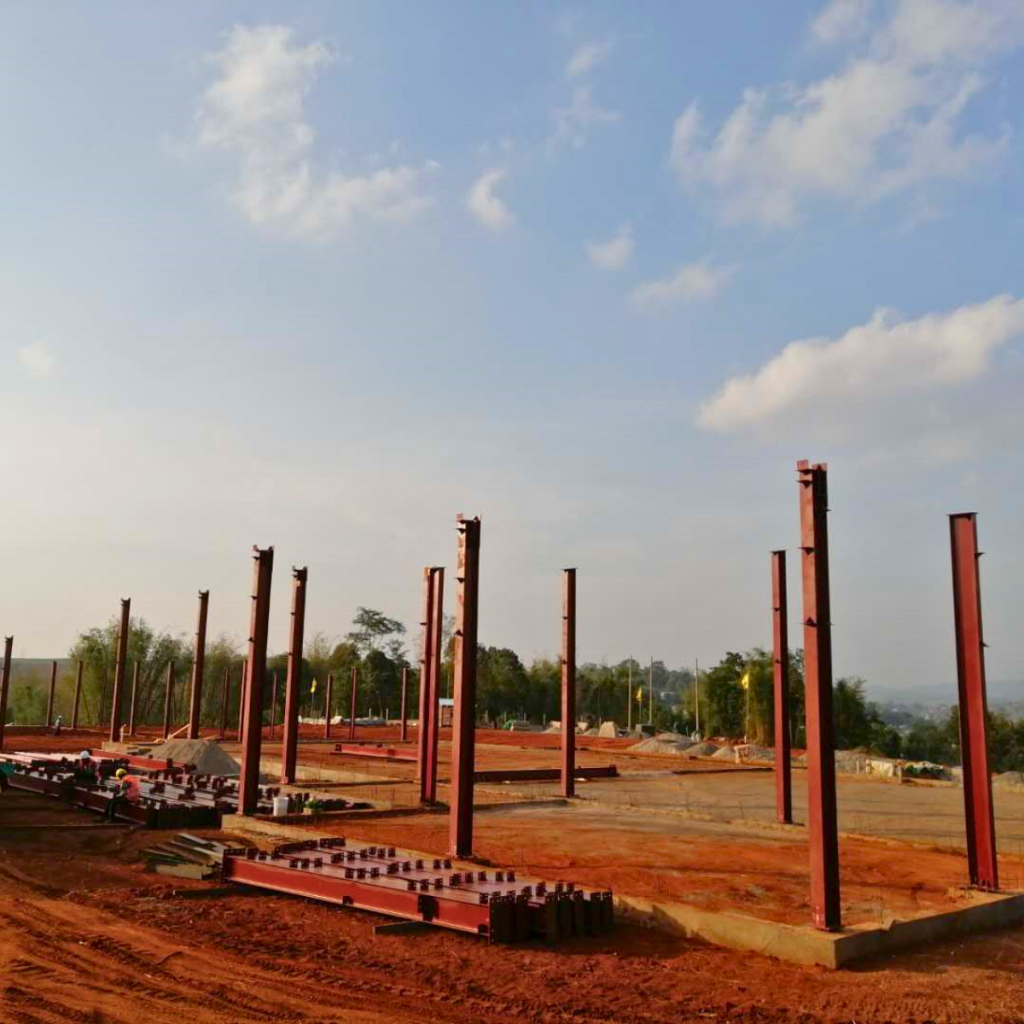 H Column Installation Site Aung Pan