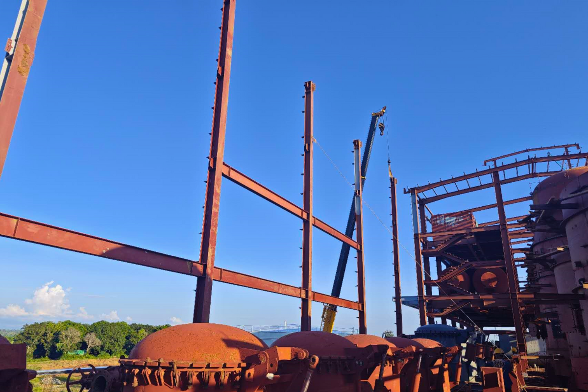myanmar-ever-green-sugar-company-limited-factory-sagaing-cleaning-section-steel-structure-building-sky-view-h-beam-installation