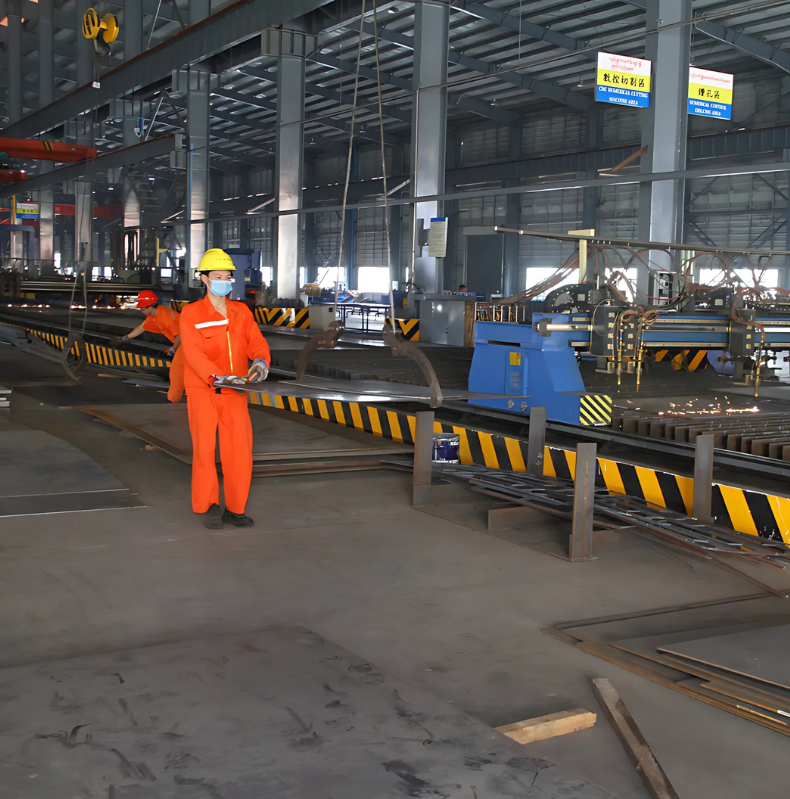 myanmar-yi-jin-steel-structure-fabrication-factory-cnc-numerical-cutting-machine-area-signboard (1)