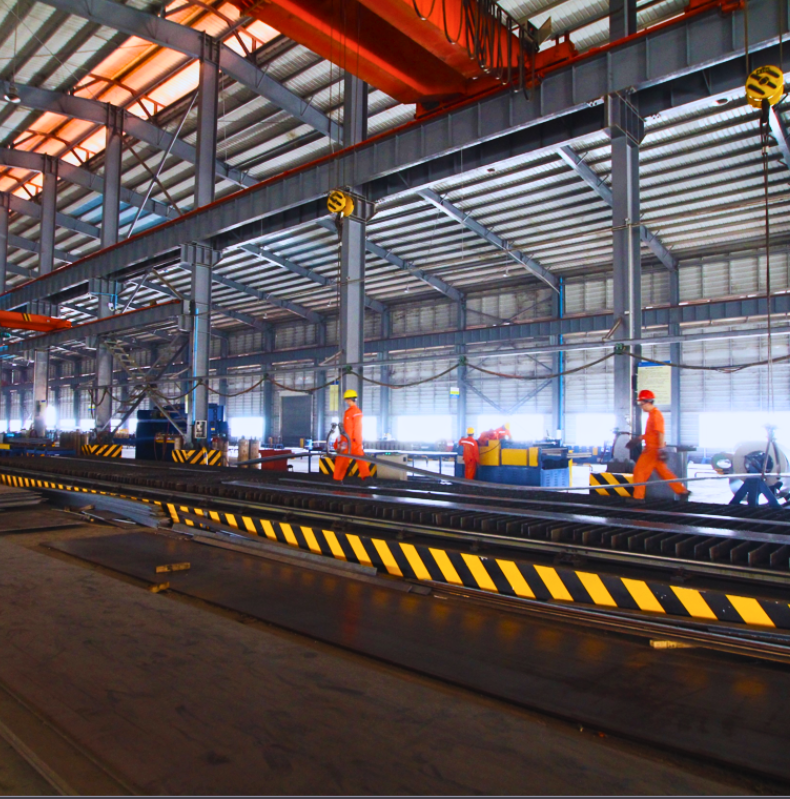 myanmar-yi-jin-steel-structure-production-factory-cnc-flame-cutting-area