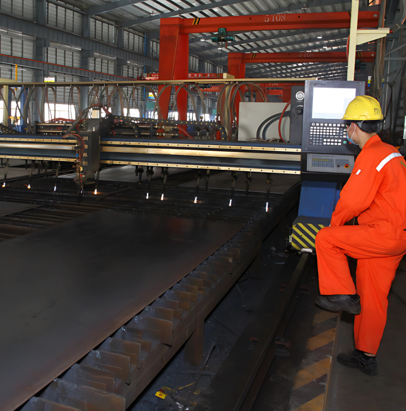 myanmar-yi-jin-steel-structure-production-factory-cnc-flame-cutting-machine-