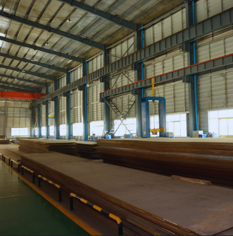 myanmar-yi-jin-steel-structure-production-factory-cnc-flame-cutting-machine-area-raw-storage