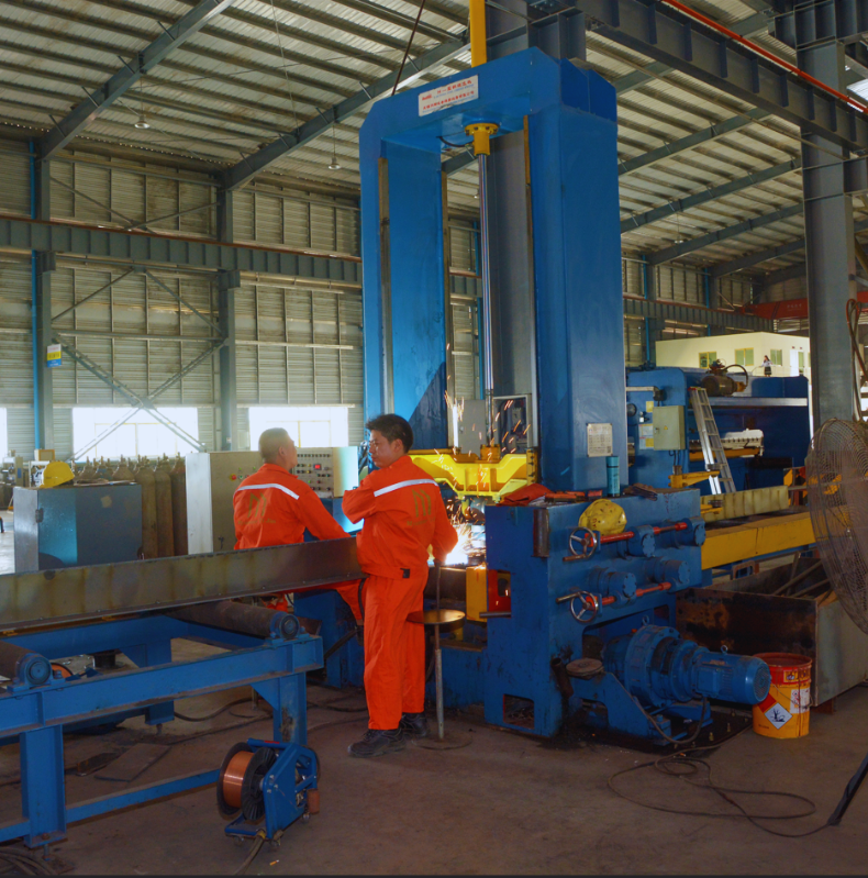 myanmar-yi-jin-steel-structure-production-factory-h-beam-assembly-machine-area
