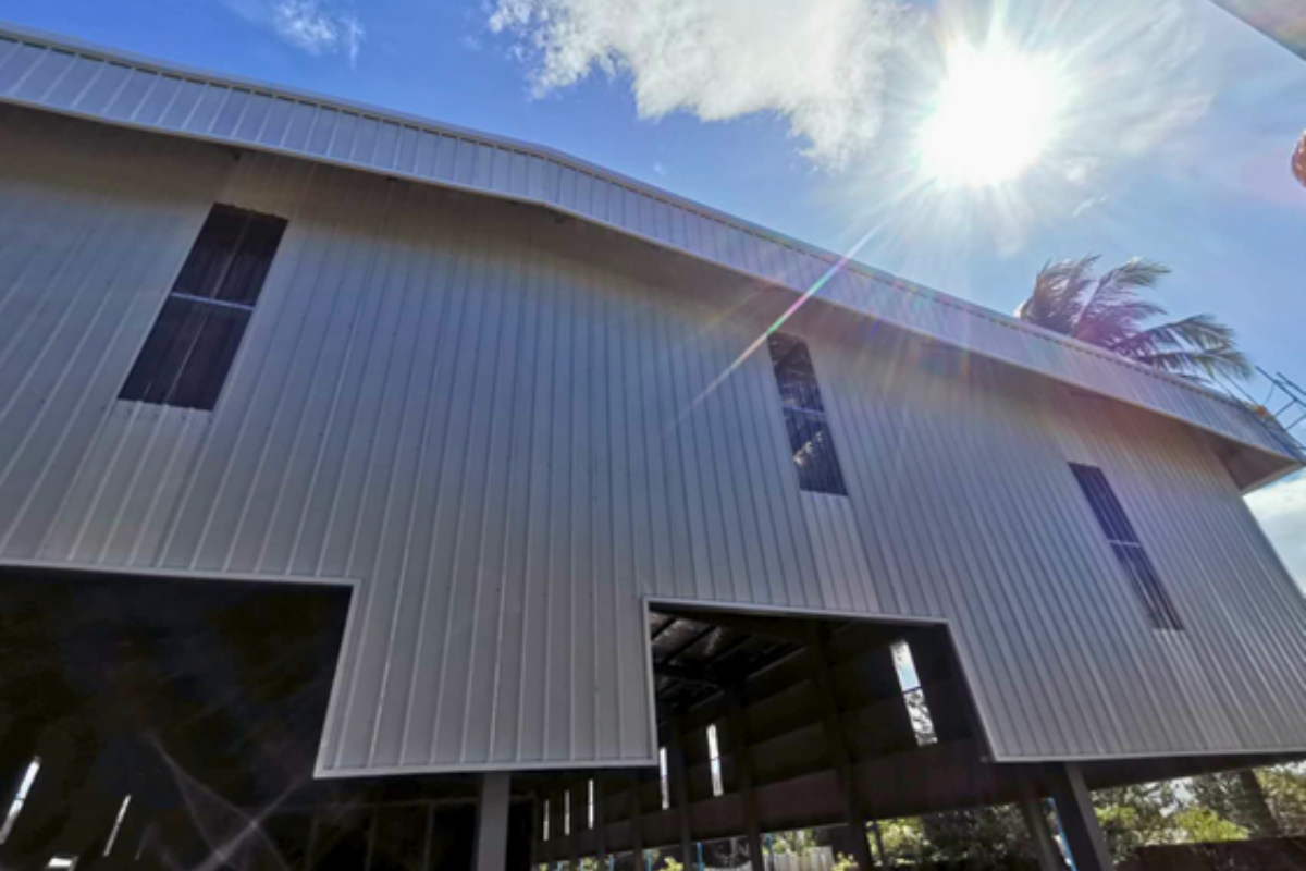 phoe-la-min-steel-structure-rice-warehouse-myeik-raw-metal-sheet-installatiion-work