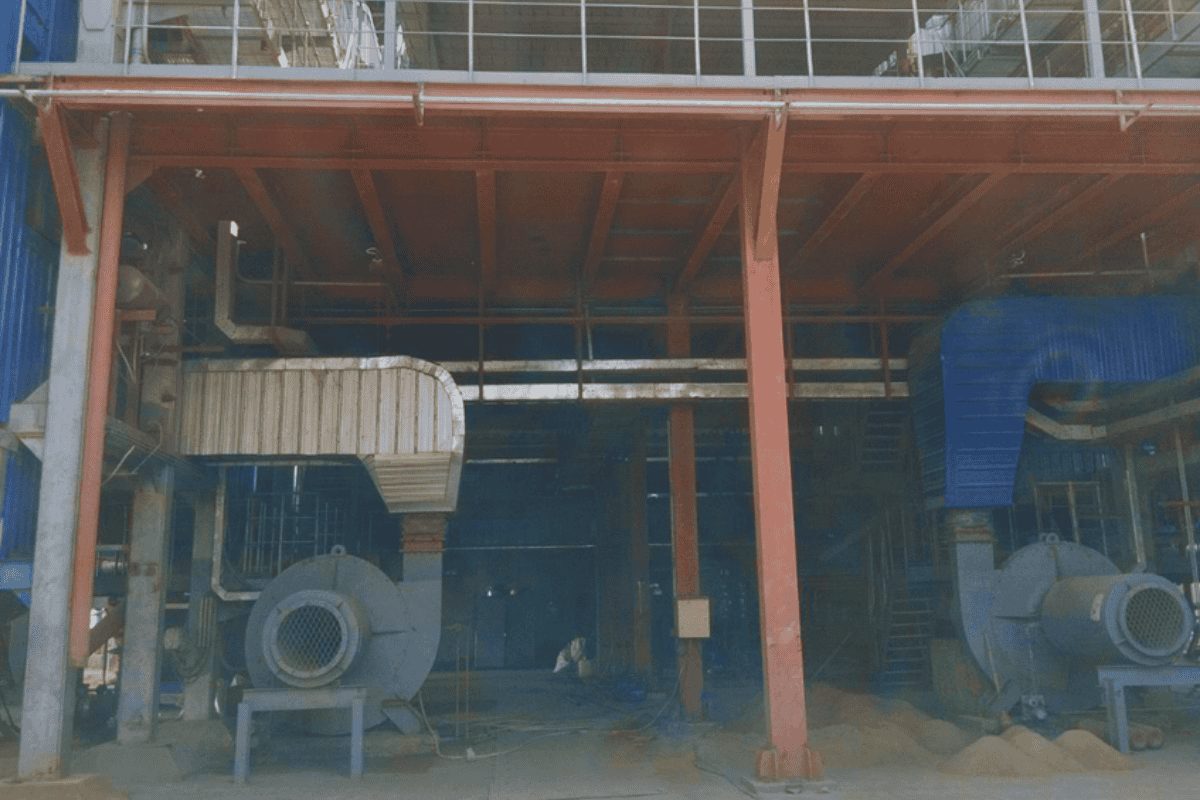 Mandalay Beverage Enterprise Boiler Room Steel Structure Installation