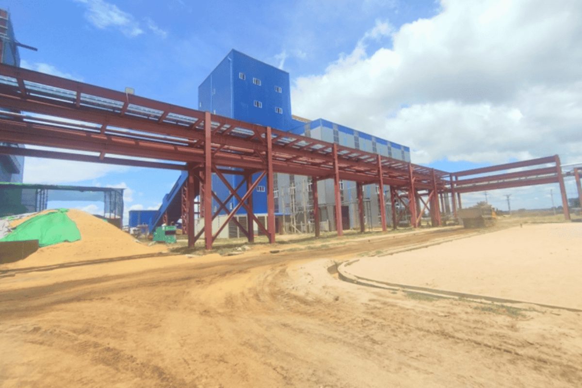 Mandalay Beverage Enterprise Pipe Rack Steel Structure Erection Project