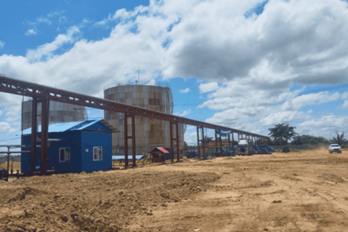 Mandalay Beverage Enterprise River Side Pipe Rack Steel Structure Erection