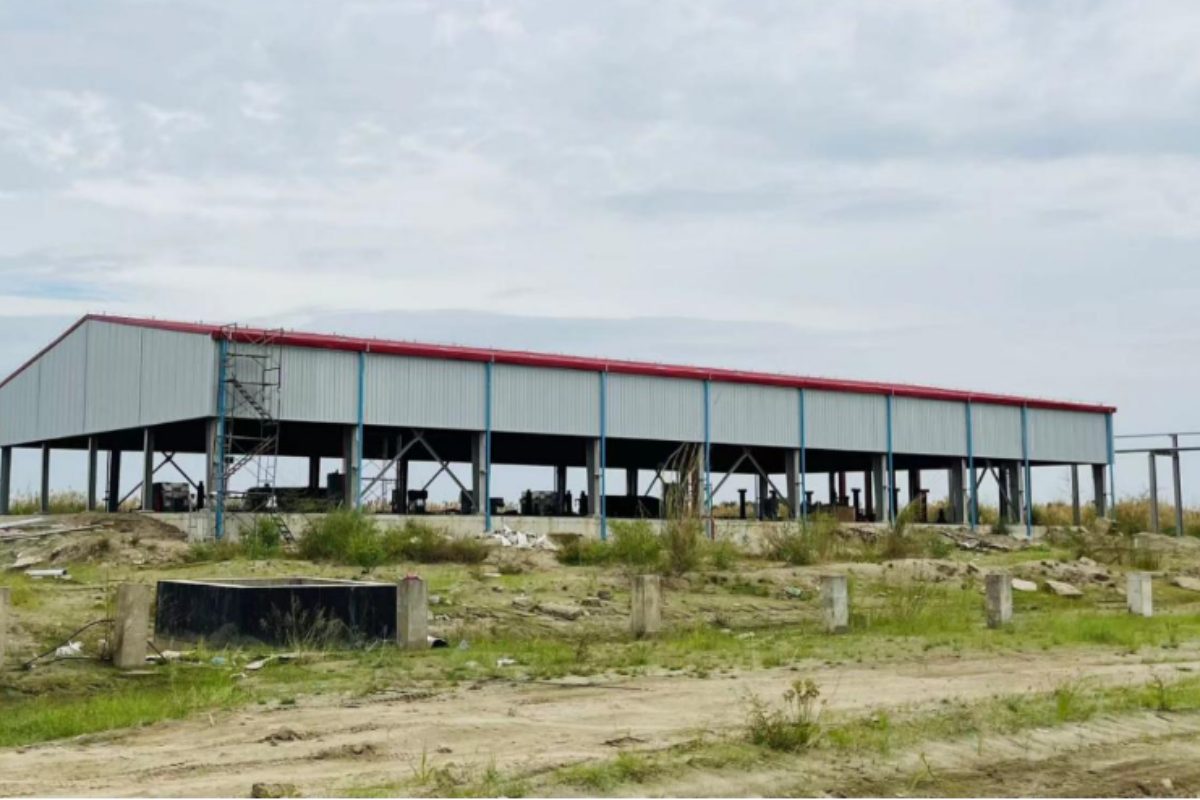 Steel Structure LPG Cylinder filing area