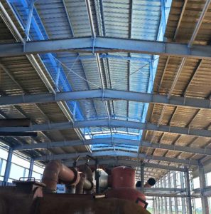 Steel Structure Warehouse Insulation Roof Sheet Installation