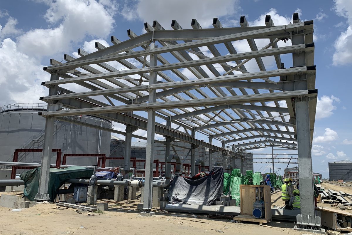 ZSY Thilawa Steel Structure Installation Project
