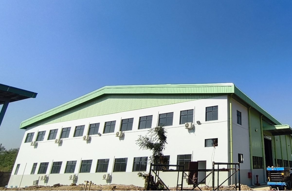 Car Storage Steel Structure Side View