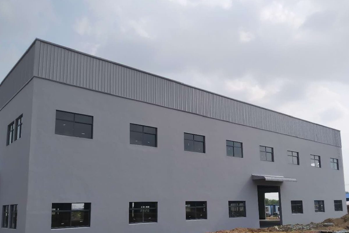 DXF Steel Structure Warehouse Bago by Myanmar Yi Jin