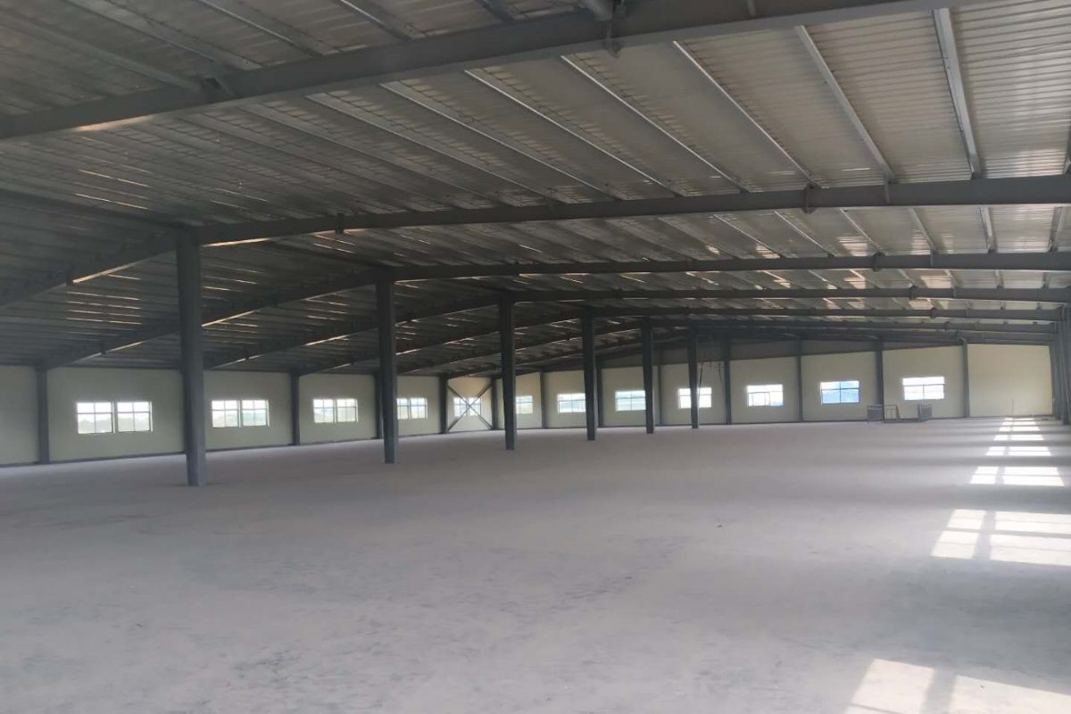 DXF Steel Structure Warehouse Construction Project at Bago by Myanmar Yi JIn Steel Structure Co.,Ltd