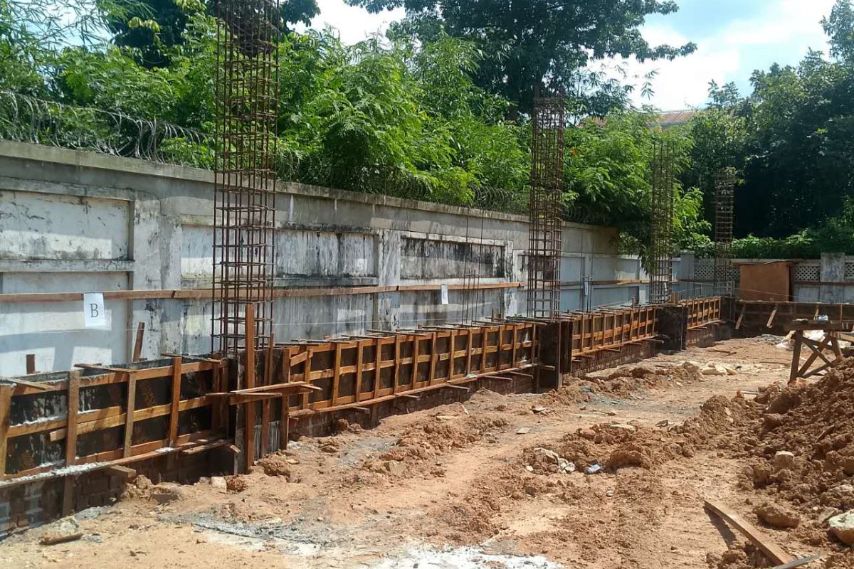 Mingalardon Steel Structure Warehouse Ongoing Site