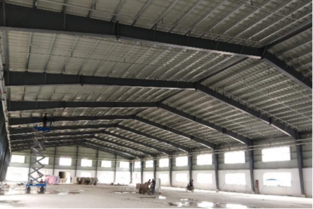 Top Galaxy Myanmar Appeal Steel Structure Warehouse Construction by Myanmar Yi Jin (1)