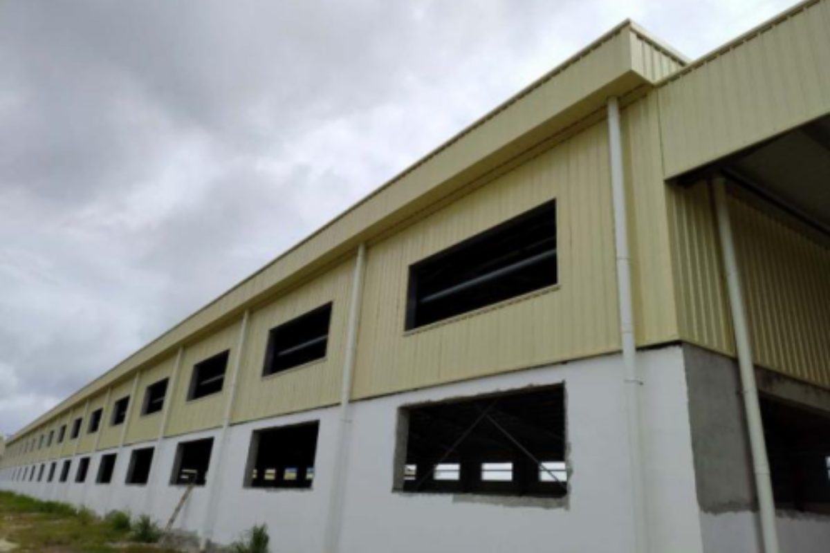 Top Galaxy Myanmar Appeal Steel Structure Warehouse Construction by Myanmar Yi Jin (3)