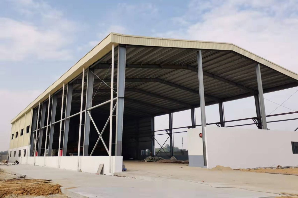 Top Galaxy Myanmar Appeal Steel Structure Warehouse Construction by Myanmar Yi Jin